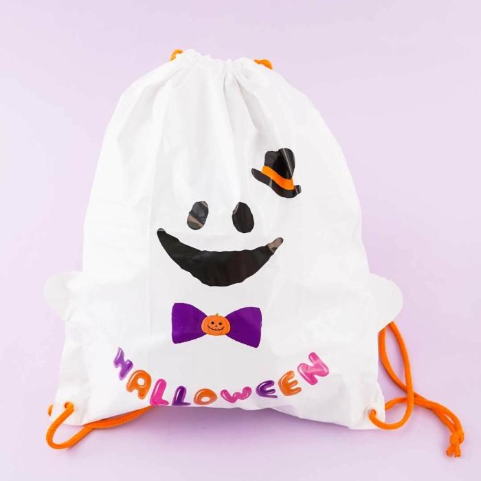 Backpacks |  Halloween Ghost Vinyl Knapsack Backpacks Backpacks