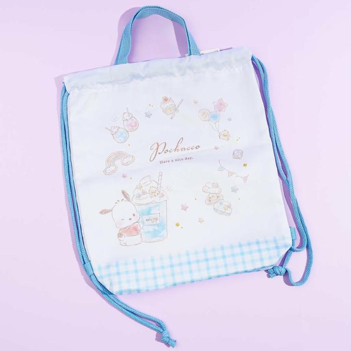 Backpacks |  Pochacco Soda Pop Drawstring Bag Backpacks Backpacks