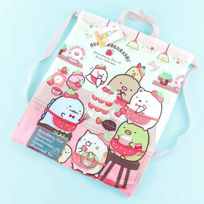 Backpacks |  Sumikko Gurashi Strawberry Cake Multi-Strap Bag Backpacks Backpacks