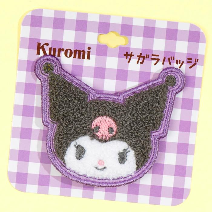 Badges & Pins |  Kuromi Fluffy Embroidered Badge Accessories Badges & Pins