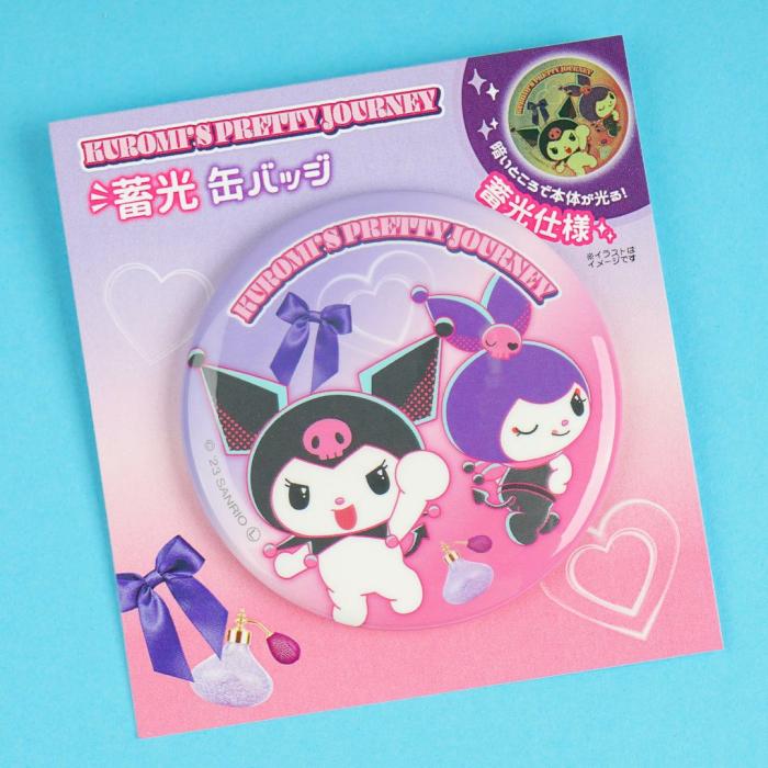 Badges & Pins |  Kuromi’S Pretty Journey Can Badge – Makeover Time Accessories Badges & Pins