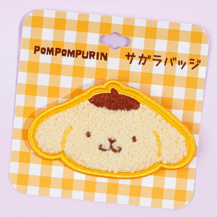 Badges & Pins |  Pompompurin Fluffy Embroidered Badge Accessories Badges & Pins