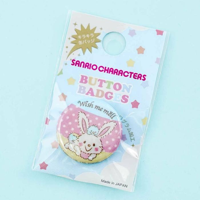 Badges & Pins |  Sanrio Characters Glitter Badge – Wish Me Mell Accessories Badges & Pins