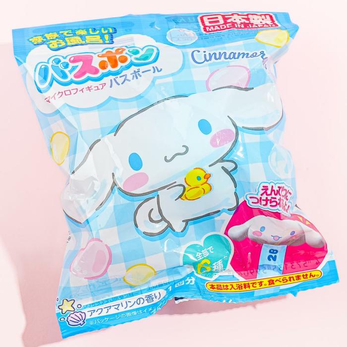 Bath |  Cinnamoroll Bath Ball With Pencil Charm Bath Bath