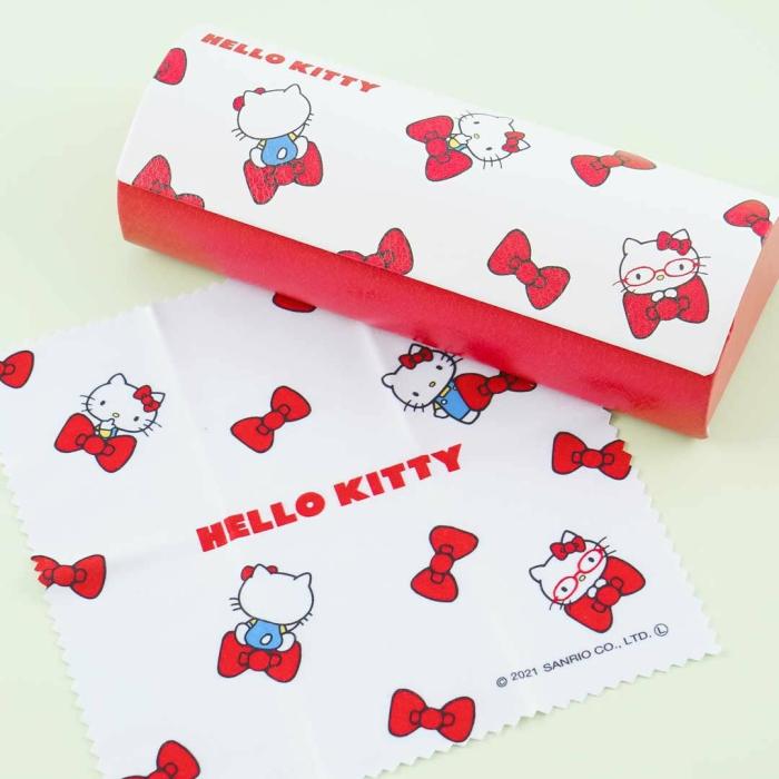 Beauty |  Hello Kitty Bows Flip Lid Eyeglass Hard Case Accessories Beauty