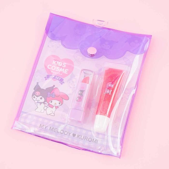 Beauty |  Kuromi & My Melody Lipstick & Gloss Set Beauty Beauty