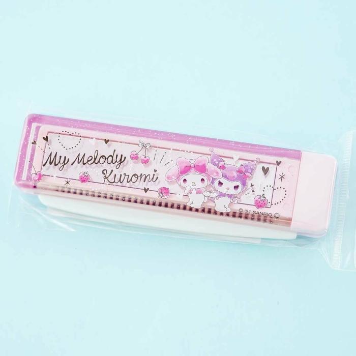 Beauty |  My Melody & Kuromi Folding Comb With Slide Mirror Accessories Beauty