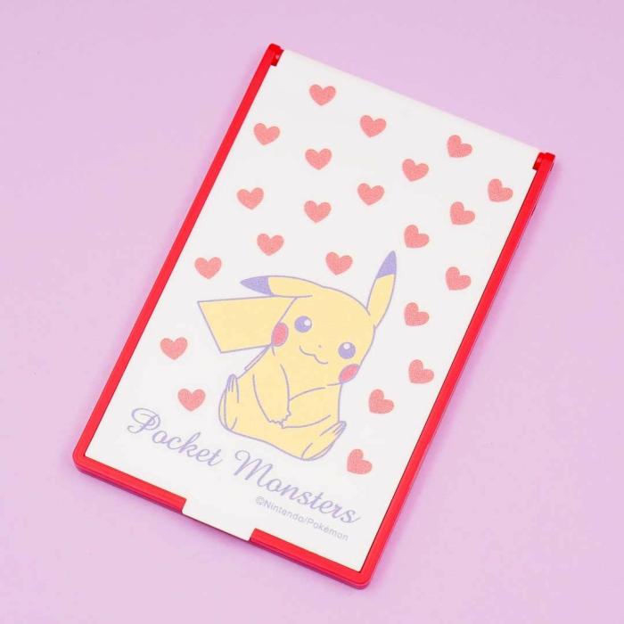 Beauty |  Pikachu Hearts Folding Vanity Mirror Accessories Beauty