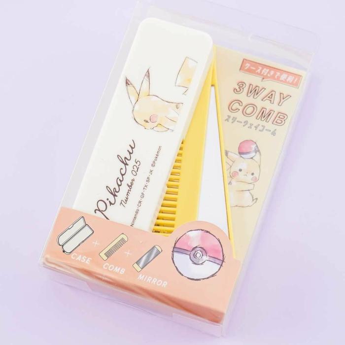 Beauty |  Pocket Monsters Pikachu 3-Way Comb Set Accessories Beauty