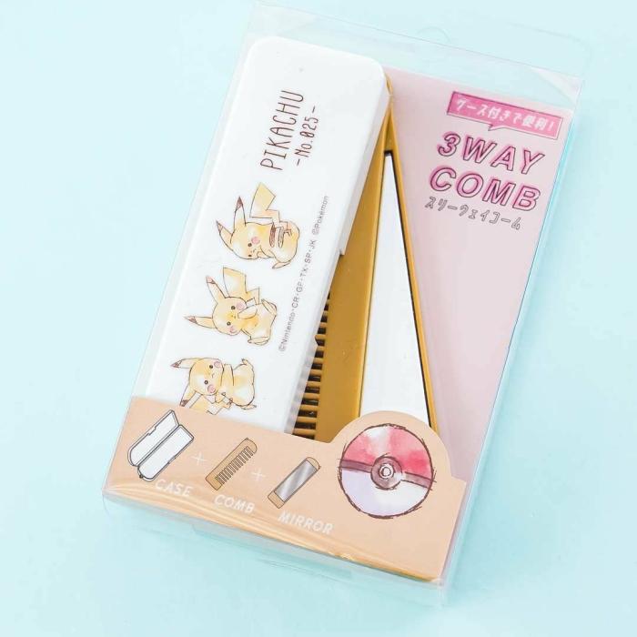 Beauty |  Pokemon Pikachu 3-Way Comb Set Accessories Beauty