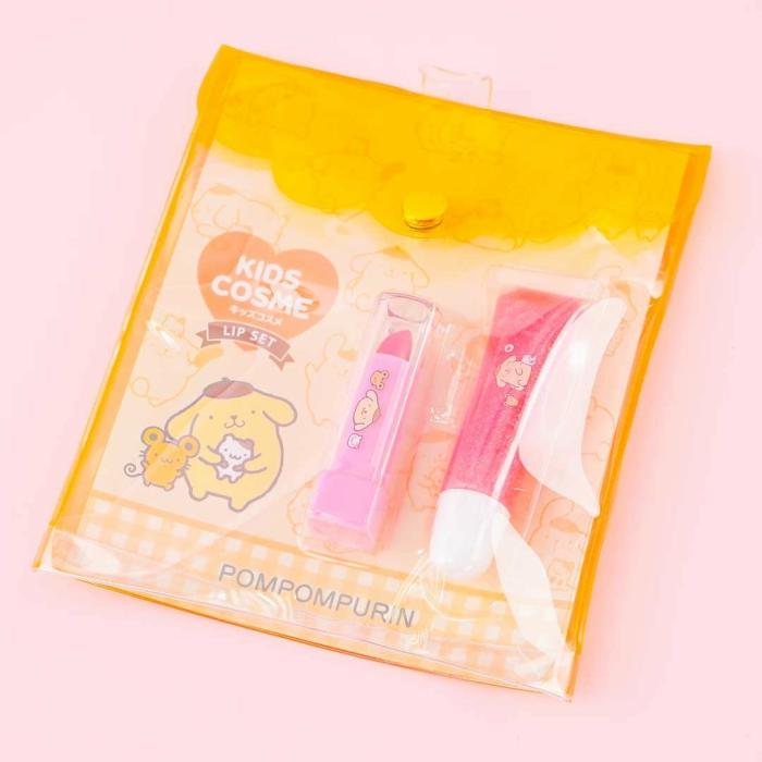 Beauty |  Pompompurin Lipstick & Gloss Set Beauty Beauty