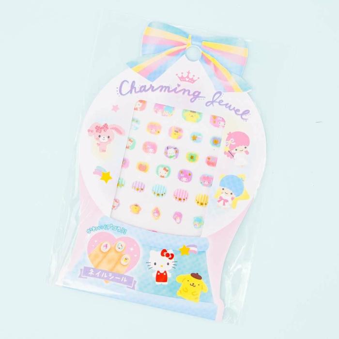 Beauty |  Sanrio Characters Love Charming Jewel Nail Stickers Accessories Beauty