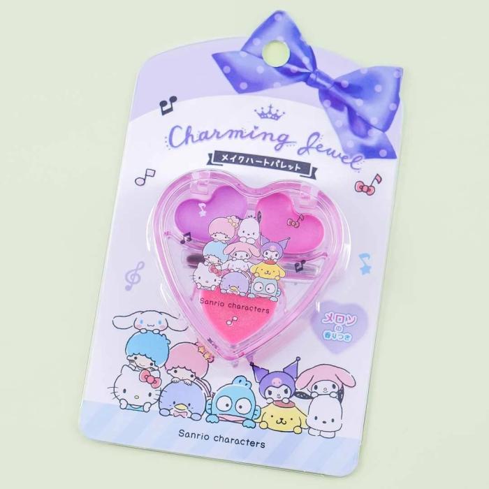 Beauty |  Sanrio Make Heart Lip & Eyeshadow Palette – Sanrio Characters Beauty Beauty