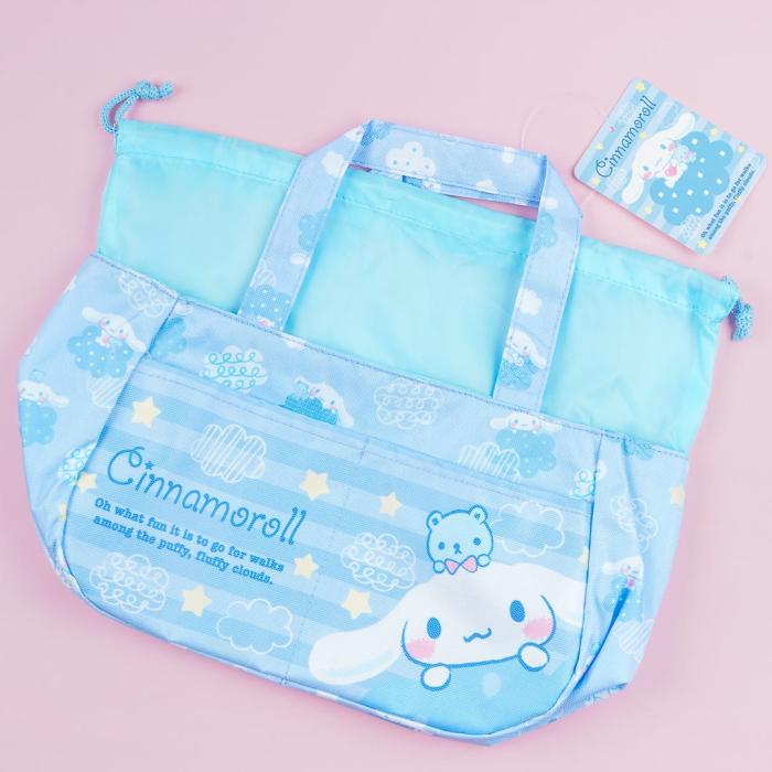 Bento & Lunch Boxes |  Cinnamoroll Cloudy Sky Drawstring Lunch Bag Bento & Lunch Boxes Bento & Lunch Boxes