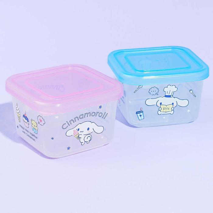 Bento & Lunch Boxes |  Cinnamoroll Snack Time Food Container Set Bento & Lunch Boxes Bento & Lunch Boxes