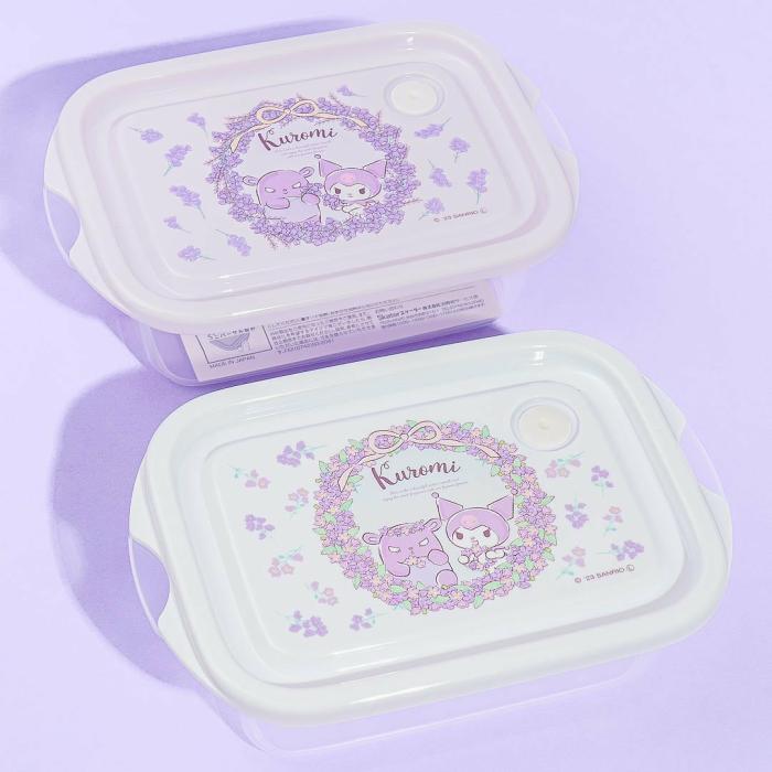 Bento & Lunch Boxes |  Kuromi Lavender Harvest Food Container Set Bento & Lunch Boxes Bento & Lunch Boxes