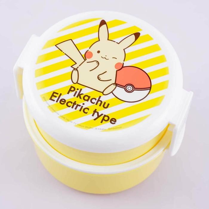 Bento & Lunch Boxes |  Pikachu Pikachu Electric Type Round Bento Box Bento & Lunch Boxes Bento & Lunch Boxes