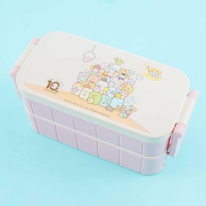 Bento & Lunch Boxes |  Sumikko Gurashi 10Th Anniversary Stackable Bento Set Bento & Lunch Boxes Bento & Lunch Boxes