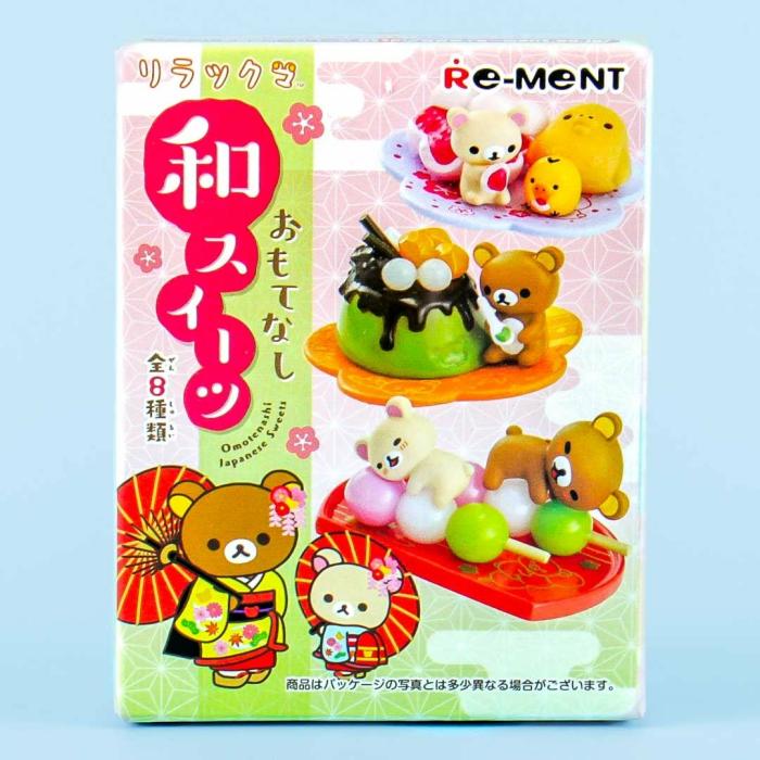 Blind Boxes |  Re-Ment Rilakkuma Omotenashi Japanese Sweets Blind Boxes Blind Boxes