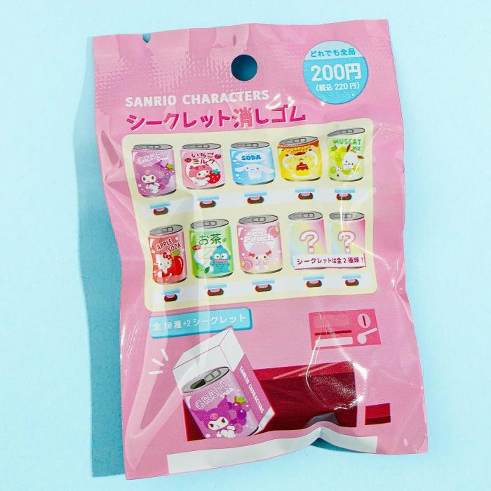 Blind Boxes |  Sanrio Characters Happy Drink Secret Eraser Blind Boxes Blind Boxes