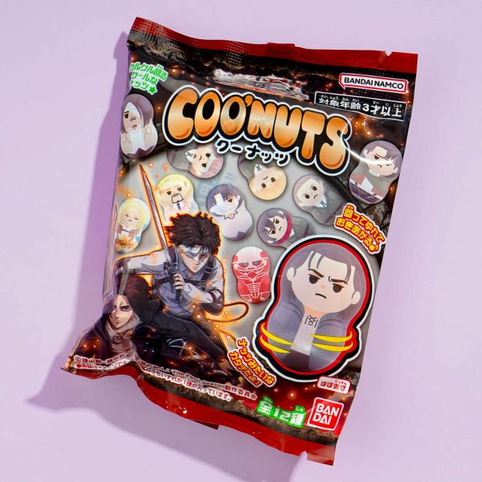 Collectibles |  Coo’Nuts Attack On Titan With Gum Collectibles Collectibles