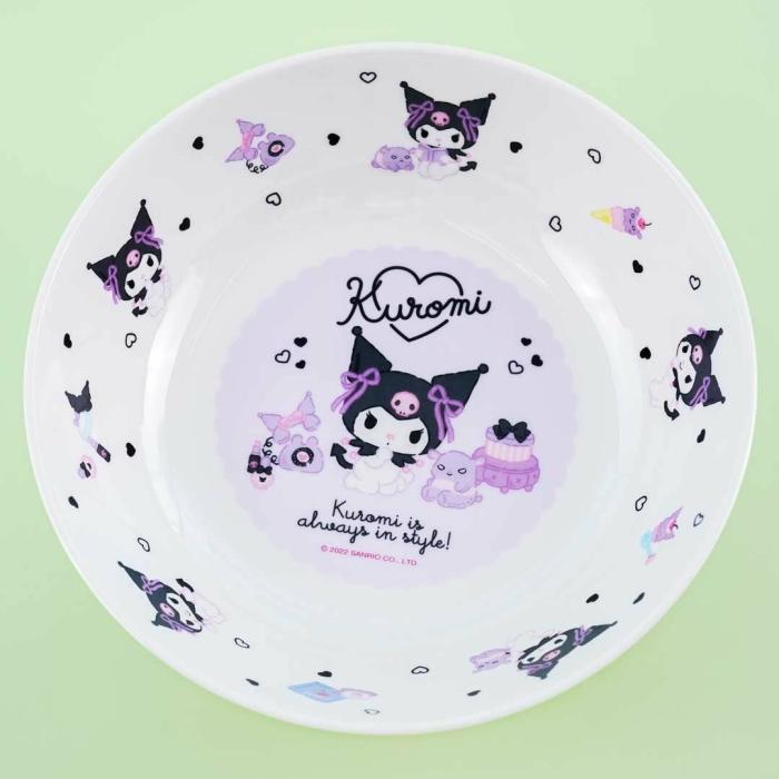 Dining |  Kuromi Charming Heart Curry & Pasta Melamine Plate Dining Dining