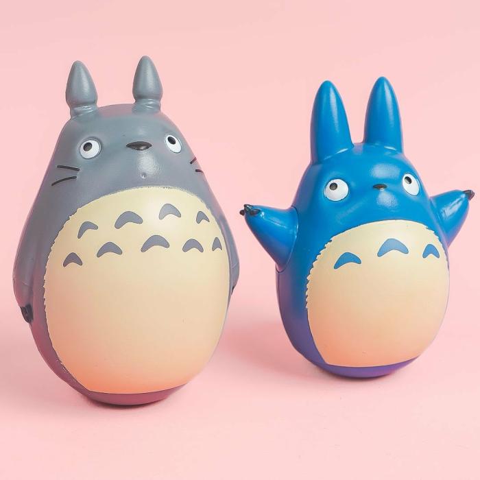 Dolls & Figures |  My Neighbor Totoro Roly Poly Doll Set – Totoro & Chu Totoro Dolls & Figures Dolls & Figures