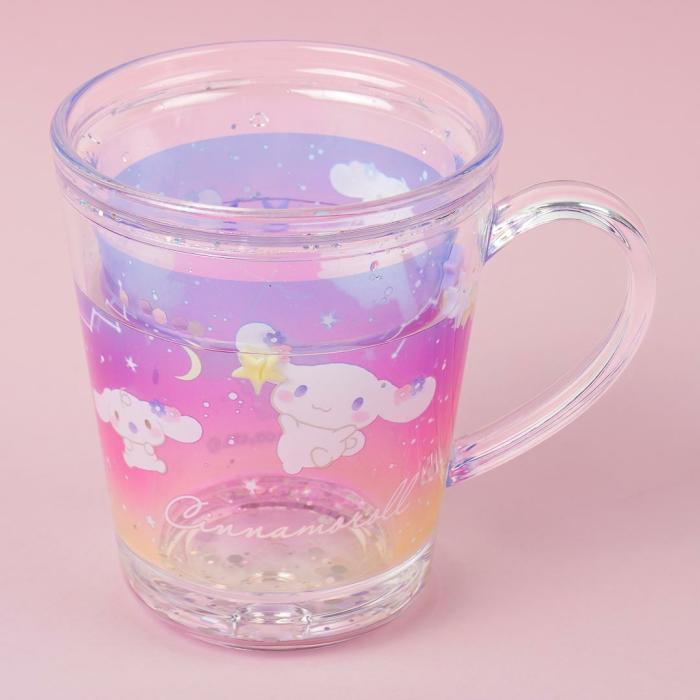 Drinkware |  Cinnamoroll Glittery Constellation Clear Cup Drinkware Drinkware