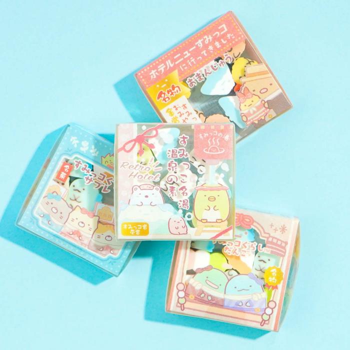 Erasers |  Hotel Sumikko Gurashi Souvenir Eraser Set – 9 Pcs Erasers Erasers