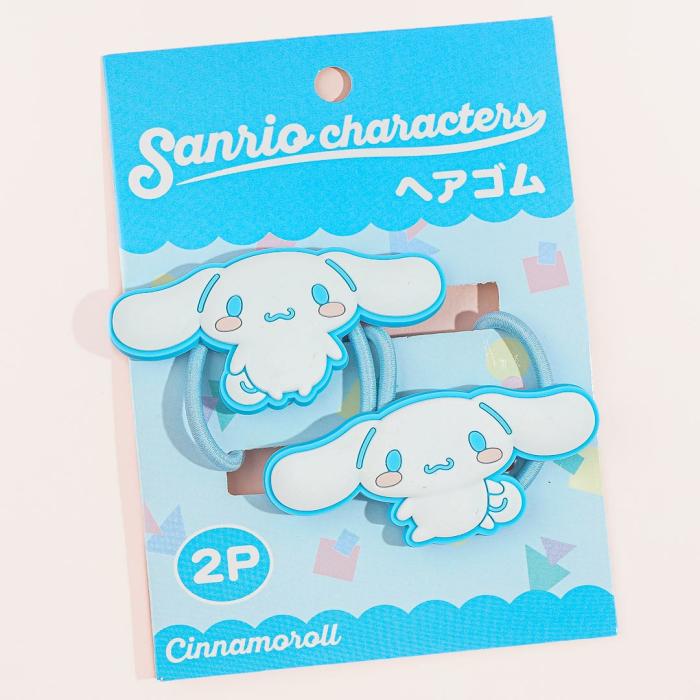 Hair Goods |  Cinnamoroll Rubber Charm Hair Tie Set Accessories Hair Goods