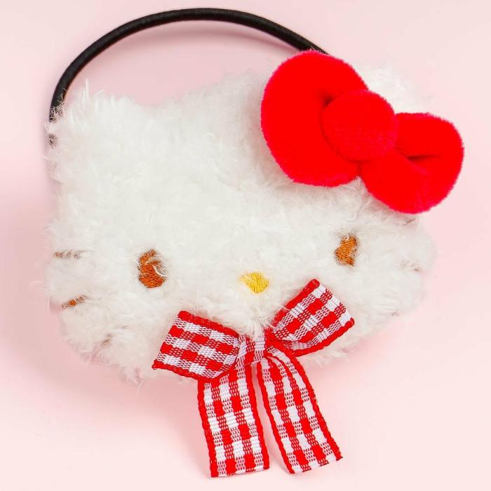 Hair Goods |  Hello Kitty Gingham Ribbon Hair Tie Accessories Hair Goods