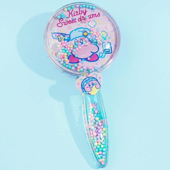 Hair Goods |  Kirby Sweet Dreams Clear Hairbrush & Hair Tie Set Accessories Hair Goods