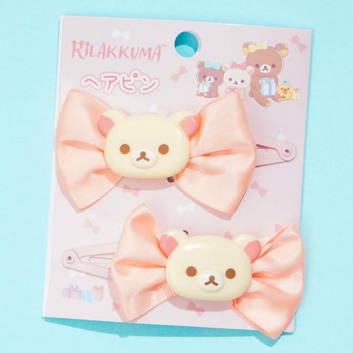 Hair Goods |  Korilakkuma Ribbony Hair Clips Accessories Hair Goods