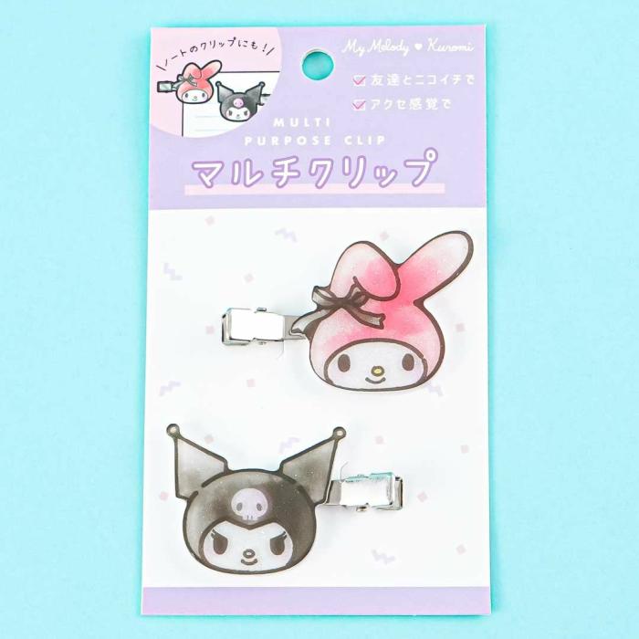 Hair Goods |  My Melody & Kuromi  Multi Purpose Clip Set Accessories Hair Goods