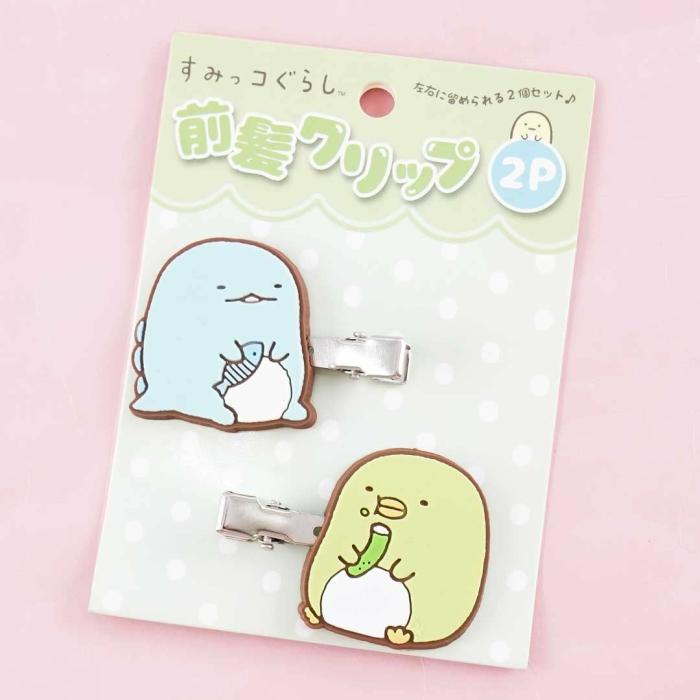 Hair Goods |  Sumikko Gurashi Side Bangs Hair Clips – Tokage & Penguin? Accessories Hair Goods