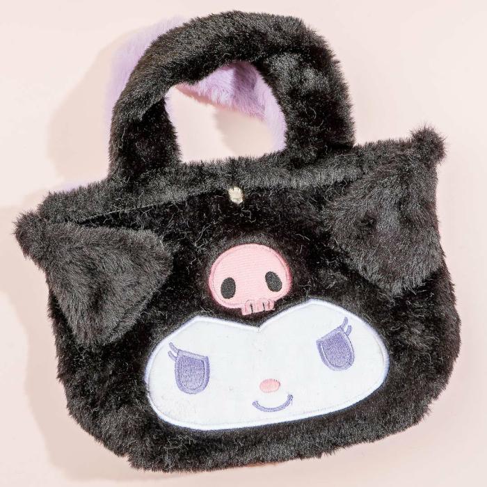 Handbags |  Kuromi & Baku Furry Mini Handbag Bags Handbags