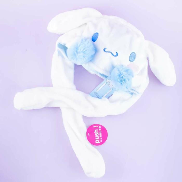 Headwear |  Cinnamoroll  Fluffy Hat With Movable Cheering Hands Accessories Headwear