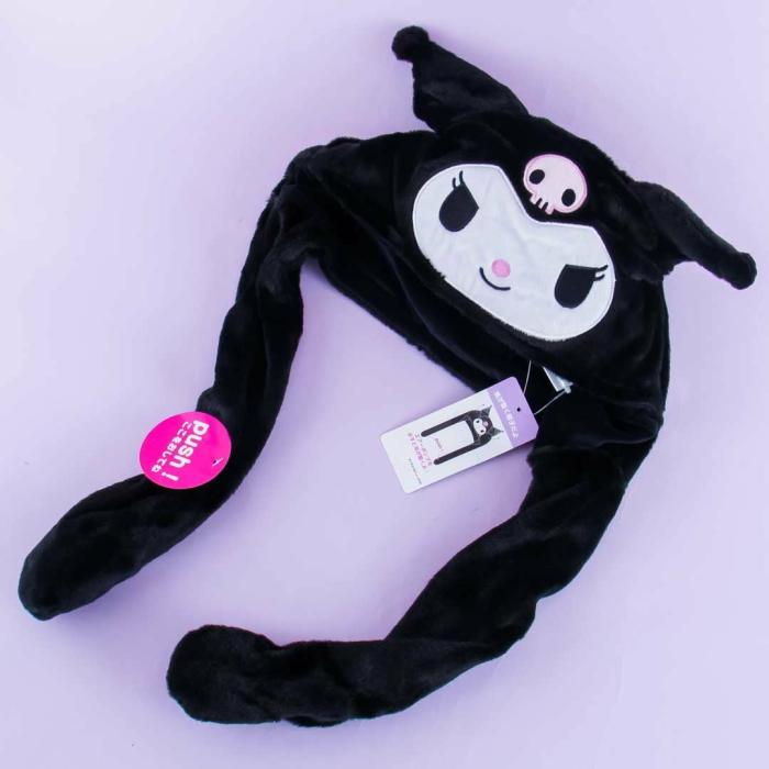 Headwear |  Fluffy Kuromi Hat With Movable Ears Accessories Headwear