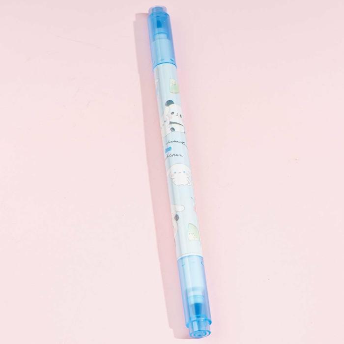 Highlighters & Markers |  Mochi Mochi Panda X Cinnamoroll Twin Marker Highlighters & Markers Highlighters & Markers