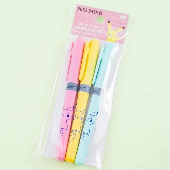 Highlighters & Markers |  Pokémon Pikachu Poké Days Pastel Highlighter Set Highlighters & Markers Highlighters & Markers