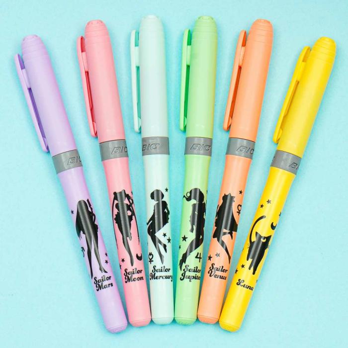 Highlighters & Markers |  Sailor Moon 30Th Anniversary Pastel Highlighter Set Highlighters & Markers Highlighters & Markers