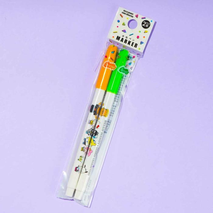 Highlighters & Markers |  Sanrio Characters X Hello Mandy Marker Set – 2 Pcs Highlighters & Markers Highlighters & Markers