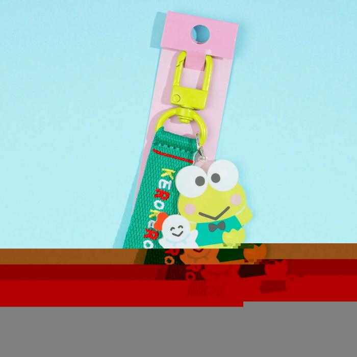 Keychains & Charms |  Keroppi Embroidered Tag Key Holder Accessories Keychains & Charms