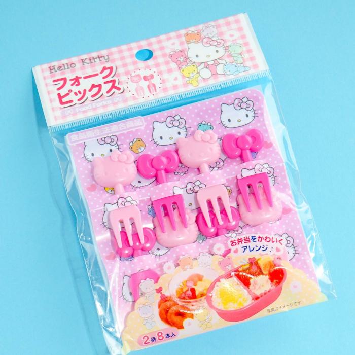 Kitchen |  Hello Kitty & Bows Fork Pick Set Home Kitchen