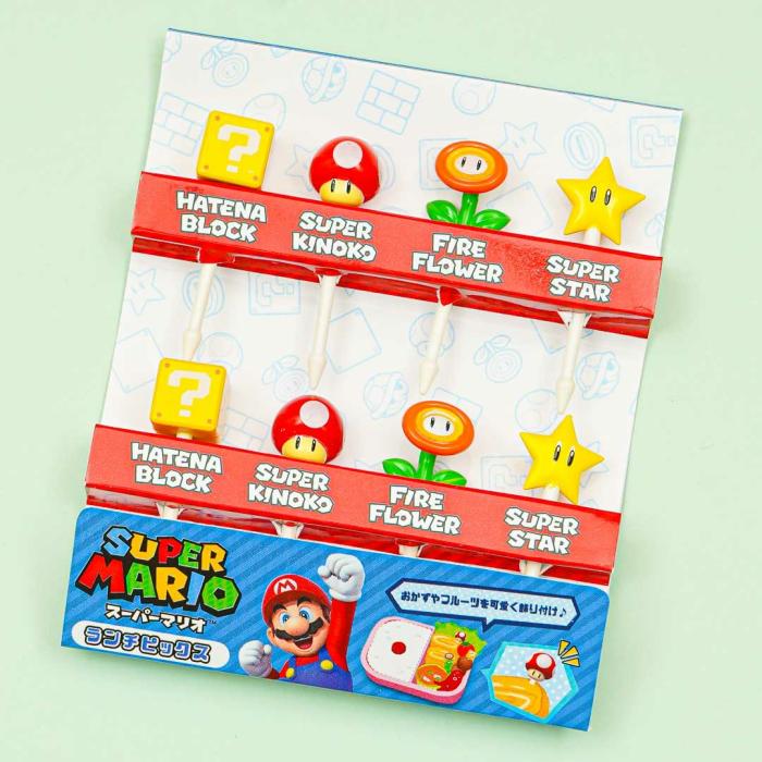 Kitchen |  Super Mario Food Pick Set Home Kitchen