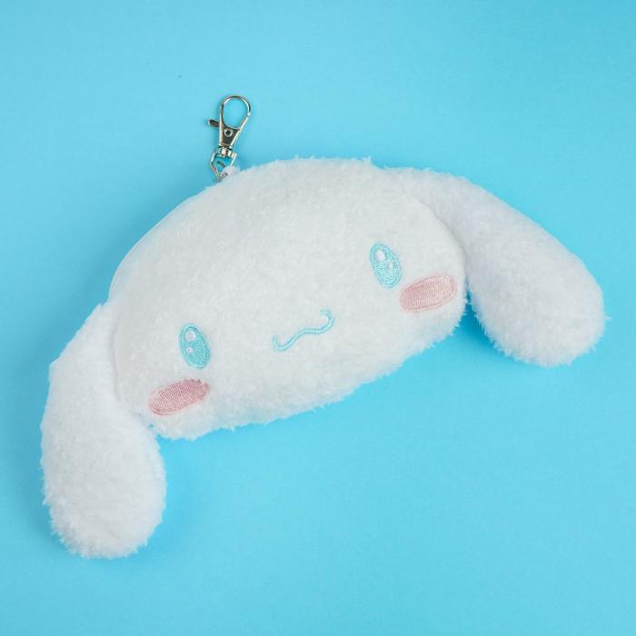 Lanyards & Card Holders |  Cinnamoroll Fluffy Luminous Face Pouch & Card Case Accessories Lanyards & Card Holders