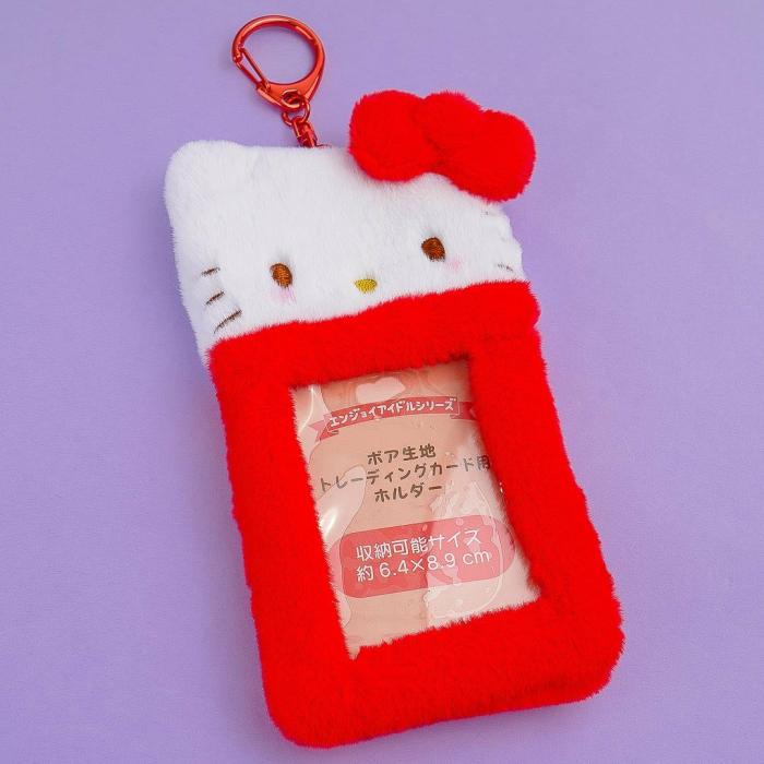 Lanyards & Card Holders |  Hello Kitty Fluffy Card Holder Accessories Lanyards & Card Holders