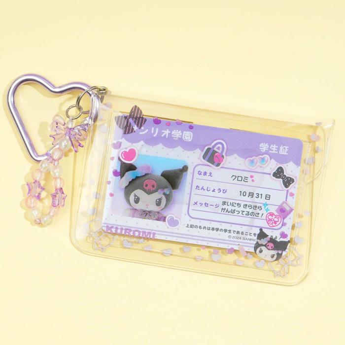 Lanyards & Card Holders |  Kuromi Kirameki Card Case Accessories Lanyards & Card Holders