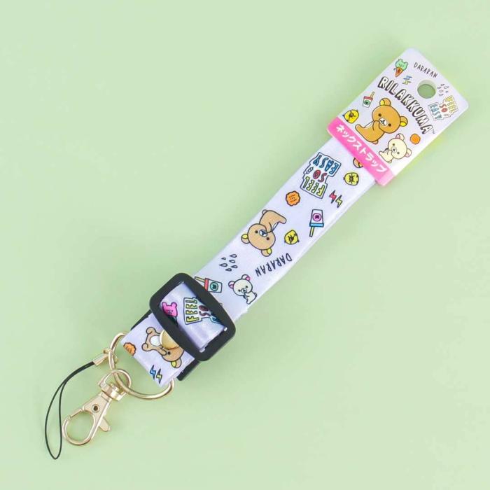 Lanyards & Card Holders |  Rilakkuma & Sweets Lanyard Accessories Lanyards & Card Holders