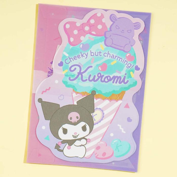 Letters & Cards |  Kuromi Ice Cream Party Letter Set Letters & Cards Letters & Cards